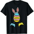 thumbnail image 1 of Easter Egg Bunny Ears Video Game Controllers Gamer Boys Men T-Shirt, 1 of 4