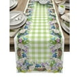 thumbnail image 1 of Easter Egg Bunny Flower Butterfly Rabbit Stripe Table Runner Wedding Party Decorations for Home Gift Favor Placemat Tablecloth, 1 of 5