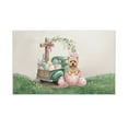thumbnail image 1 of Easter Egg Cairn Terrier Bunny Ear Welcome Spring Truck Doormat Cairns Dog Lover Indoor Outdoor Welcome Mat - 12002, 1 of 5