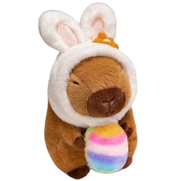 Easter Egg Capybara A Cute Easter Themed Capybara with Colorful Eggs Soft