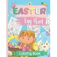 thumbnail image 1 of Easter Egg Coloring Book: Easter Bunny And Egg Hunt Coloring Book For Kids Ages 4 to 8, Plus 10 Cut Out Easter Eggs Desi, (Paperback), 1 of 1