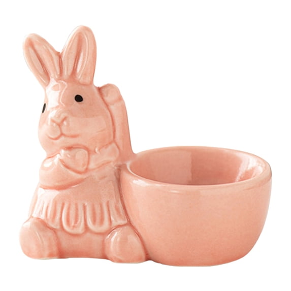 Easter Egg Cups foregg Cups for Soft Boiled Eggs, Egg Holder Hard Boiled Eggs Porcelain Egg Cups for Breakfast for Easter