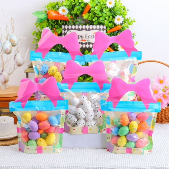 Easter Egg Decoration 18Pcs Pastel Foam Speckled Easter Eggs Ornaments for Craft DIY Basket Fillers Gift Spring Party Favors Home Centerpiece Decor