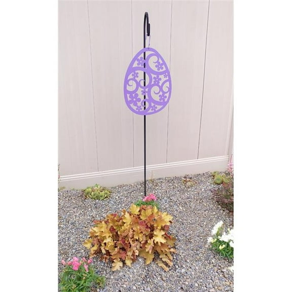 Easter Egg Decorative Hanging Silhouette-New LAVENDER Purple Color