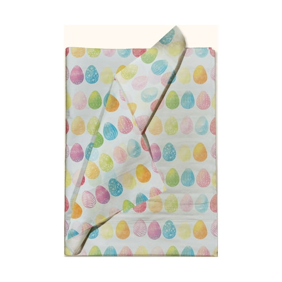 Easter Egg Decorative Printed Tissue Paper 24 Sheets of 20"x30"
