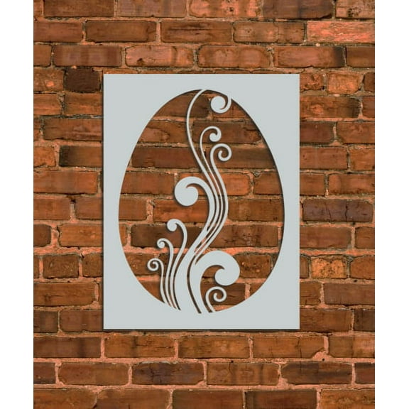 Easter Egg Decorative Stencil