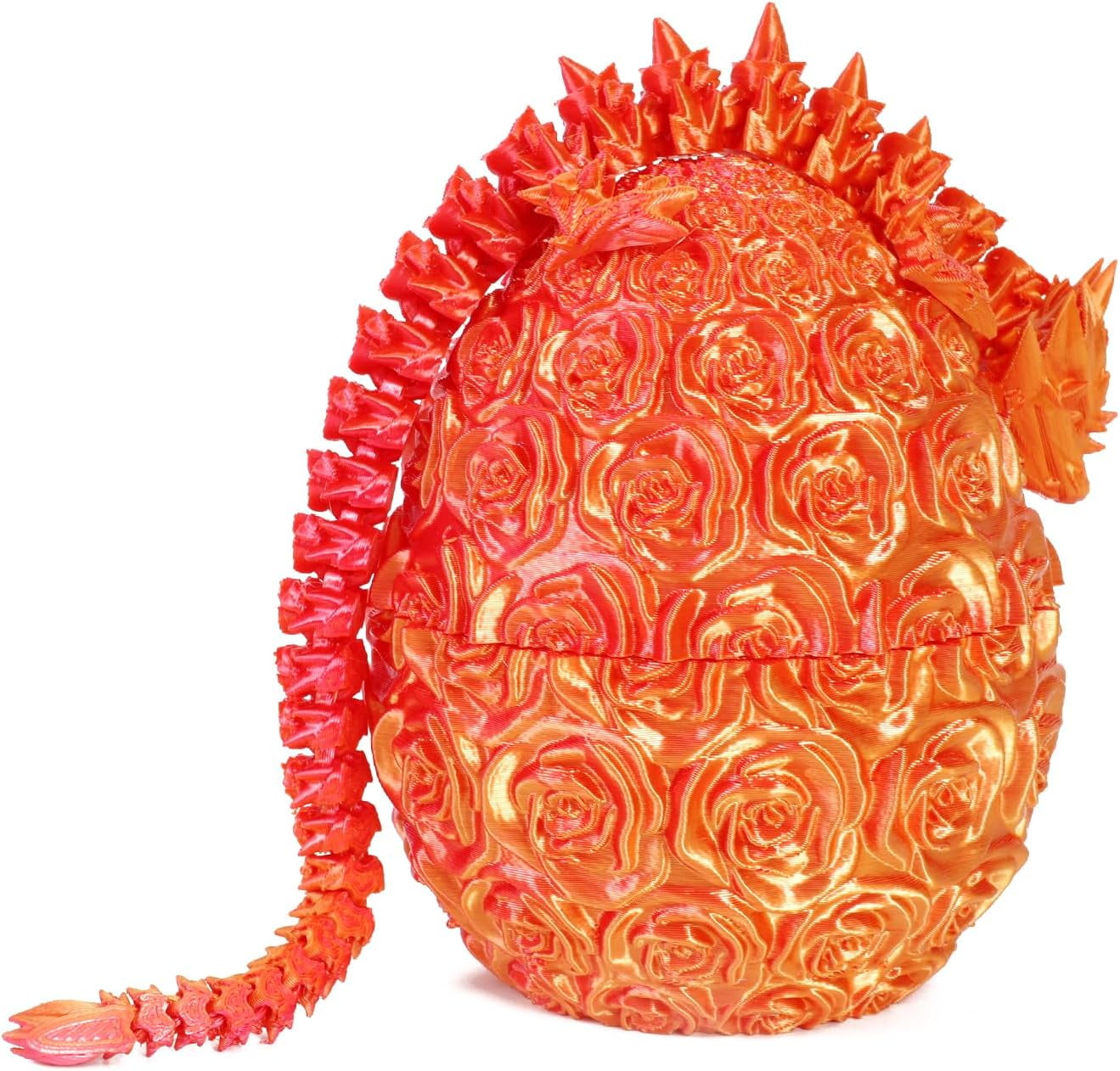 Easter Egg Dragon Egg 3D Printed Dragon Egg Articulated Dragon Crystal