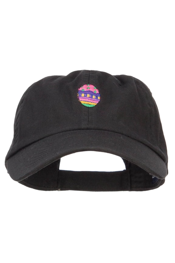 Easter Egg Embroidered Low Cap - Black OSFM