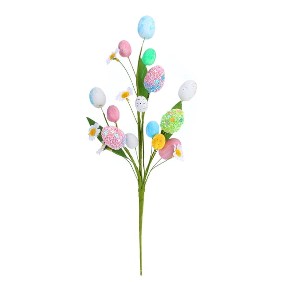 Easter Egg Foam Holder For Flower Arrangements Party Decoration Artificial Base For Stems Floral Craft Support Block 1-Piece 0.088 Pounds