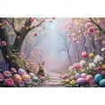thumbnail image 1 of Easter Egg Forest Backdrop Photography Rabbit Pathway Party ration Photoz Background Childr Photobooth Props, 1 of 8
