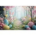 thumbnail image 1 of Easter Egg Forest Backdrop Photography Rabbit Pathway Party ration Photoz Background Childr Photobooth Props, 1 of 8