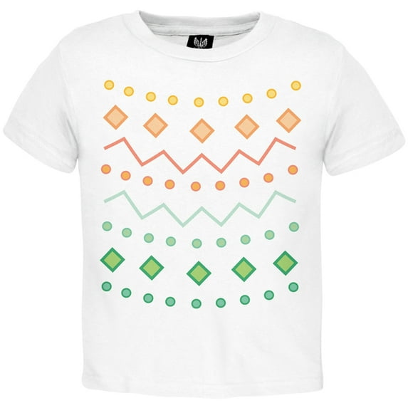 Easter Egg Green Zig Zag Costume Toddler T-Shirt - 2T