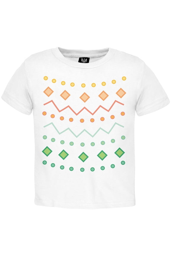 Easter Egg Green Zig Zag Costume Toddler T-Shirt - 2T