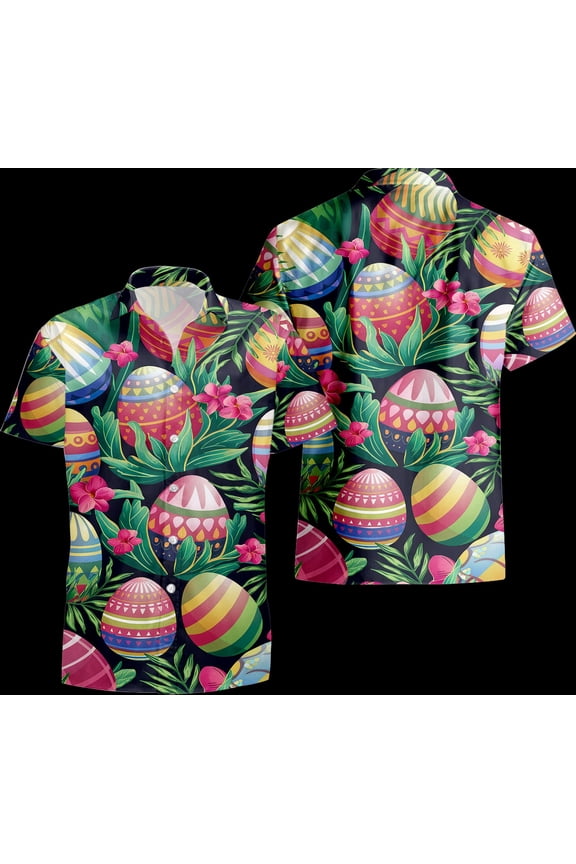 Easter Egg Hawaiian Shirt Men Women Kid Youth, Easter Egg Hawaiian Shirt for Men Women, Fe
