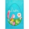 thumbnail image 1 of Easter Egg Hunt Kitchen Tea Towels Set of 6 Absorbent Hand Dish Towels, Rabbit Ears Elegant Blue Dishcloths Lint-Free 18x28 Inch Fast Drying for Cooking Baking Home Clean, 1 of 7