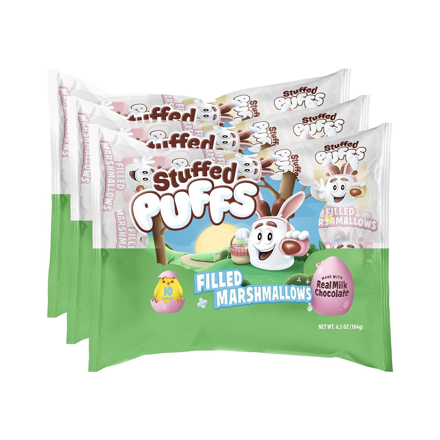 Easter Egg Hunt Ready Classic Milk Chocolate Singles 3 Pack, Chocolate