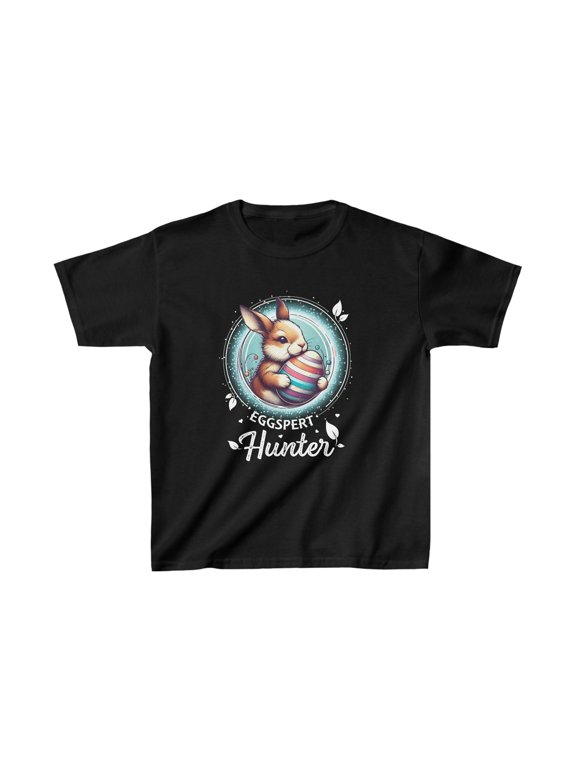 Easter Egg Hunter Eggspert Bunny Kids Easter Shirt Easter T Shirts for Boys