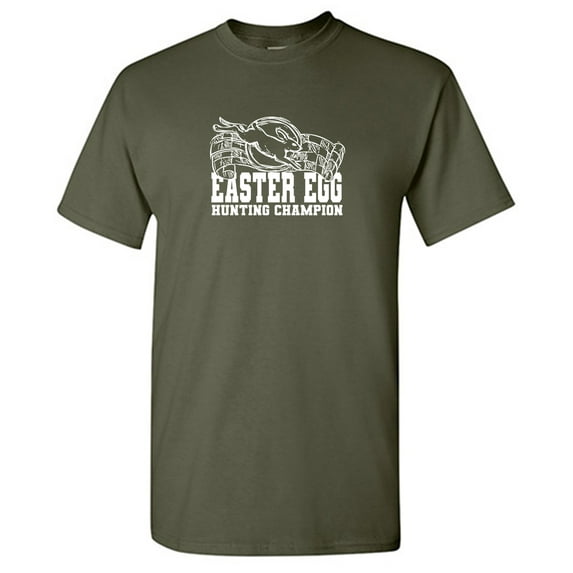 Easter Egg Hunting Champion Sarcastic Humor Graphic Novelty Funny T Shirt