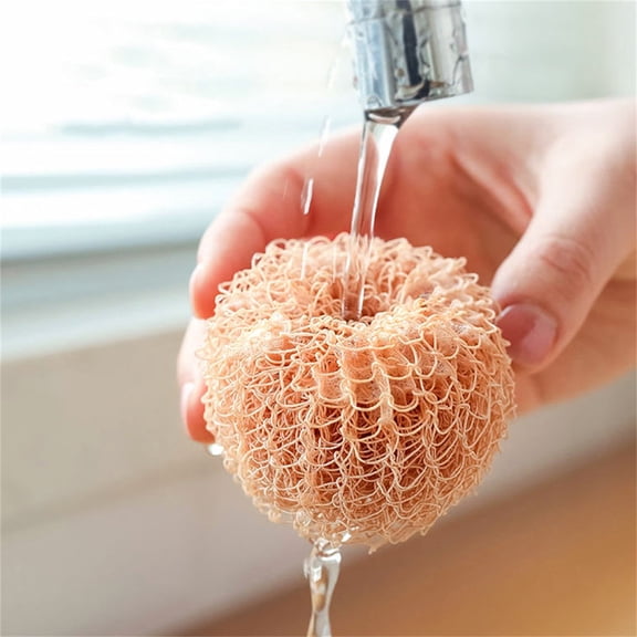 Easter Egg Kitchen Scrubber Brush – Cute Chicken Handle with Steel Scouring Ball – Non-Falling Pot Scrubber for Dishwashing