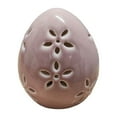 thumbnail image 1 of Easter Egg Lamp with Lights, Elegant Easter Egg Figurine Hollow Flower Hole Design Easter Decor for Table Centerpiece, Mantels, Bunny Ornament, 1 of 8