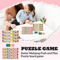 thumbnail image 1 of Easter Egg Mahjong Puzzle Game, 65 Pcs Bunny Themed Tiles, 24mm Tabletop Matching Game for Adults & Family, Holiday Party Activity & Gift, 1 of 6