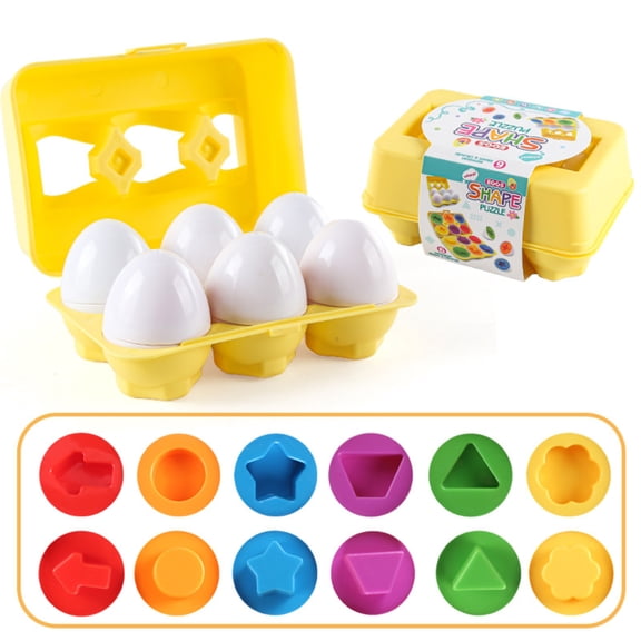 Easter Egg Matching Puzzle Set Color Matching Egg Puzzle Cognitive Matching Puzzle Game Easter Party Activity