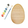 Easter Egg Paint Set With Name DIY Wooden Painting Crafts For Kids