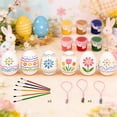 thumbnail image 1 of Easter Egg Painting Creative Set 6 Pack Party Art Activity Supplies for Family Celebration Spring Holiday DIY Craft Fun, 1 of 7