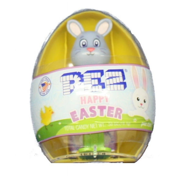 Easter Egg Pez Dispenser - Grey Bunny