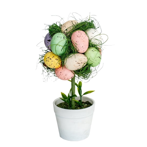 Easter Egg Planter Creative Spotted Egg Flower Pot Outdoor Garden Decor