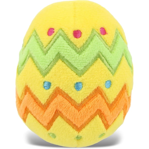 Easter Egg Plush Stuffed Toy - Soft Yellow Huggable Egg Plush, Adorable Playtime Easter Egg Plush Toy, Cute Cuddle Gifts, Super Soft Plush Doll Egg Toy for Kids and Adults - 2.5 Inches