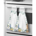 thumbnail image 1 of Easter Egg Rabbit Flower Hand-Painted Hand Towel Household Bathroom Microfiber Absorbent Towel Kitchen Hanging Cleaning Cloth, 1 of 7
