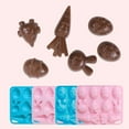 thumbnail image 1 of Easter Egg Rabbit Silicone Mold Bunny Ears Chocolate Fondant Molds For Cake Decorating Cupcake Topper Candy Gum Paste, 1 of 5