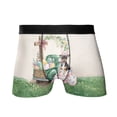 thumbnail image 1 of Easter Egg Rat Terrier Bunny Ear Welcome Spring Truck All Over Print Boxer Briefs Underwear for Men Dad Ratty Dog Lover - 12002, 1 of 6