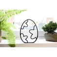 thumbnail image 1 of Bubbly Stars Easter Egg Decor, Minimalist Line Art Sculpture Accent, 1 of 7