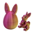 thumbnail image 1 of Easter Egg Set, Bunny Eggs with Bunnies Inside Easter Basket Stuffers,3D Printed Animals Gift for Home Desk Decor Fun Easter Surprise, 1 of 9
