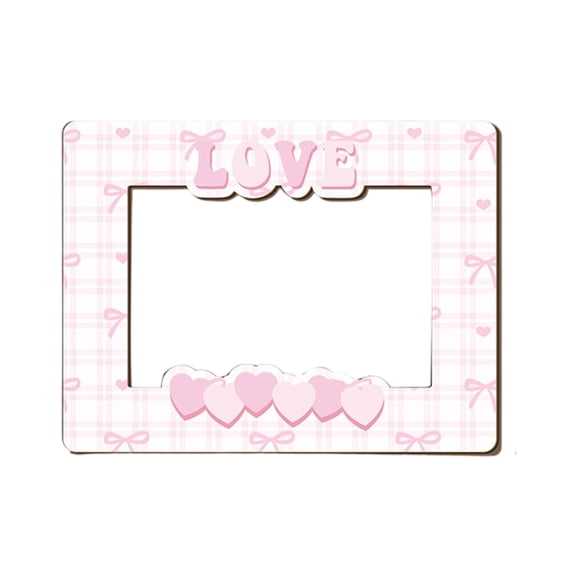 Easter Egg-Shaped Wooden Photo Frame, Desktop Creative Display for Party Photos, Spring Decoration