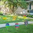 thumbnail image 1 of Easter Egg Sidewalk Signs, Easter, Party Decor, 6 Pieces, 1 of 2