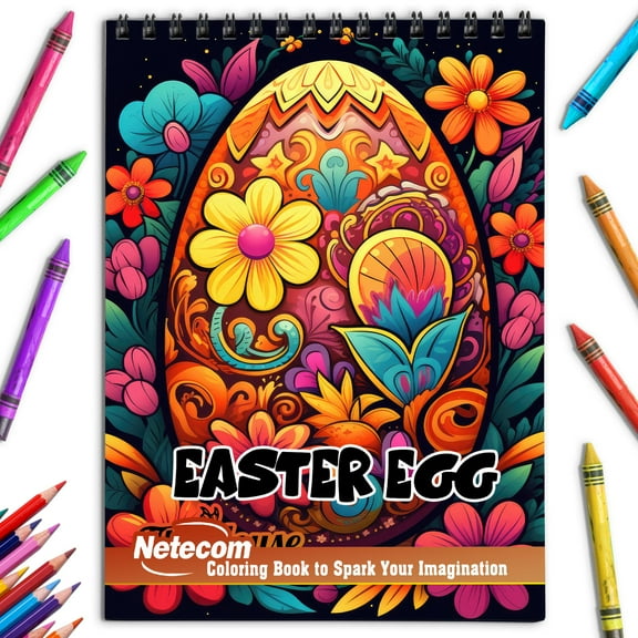 LBKHOUSE Christmas Stained Glass Coloring Book Spiral Bound for Adult, Premium Cover