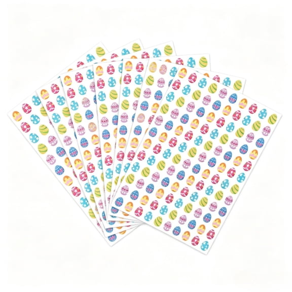 Easter Egg Stickers 2400 Pcs Small Bulk Mini for Party Envelopes