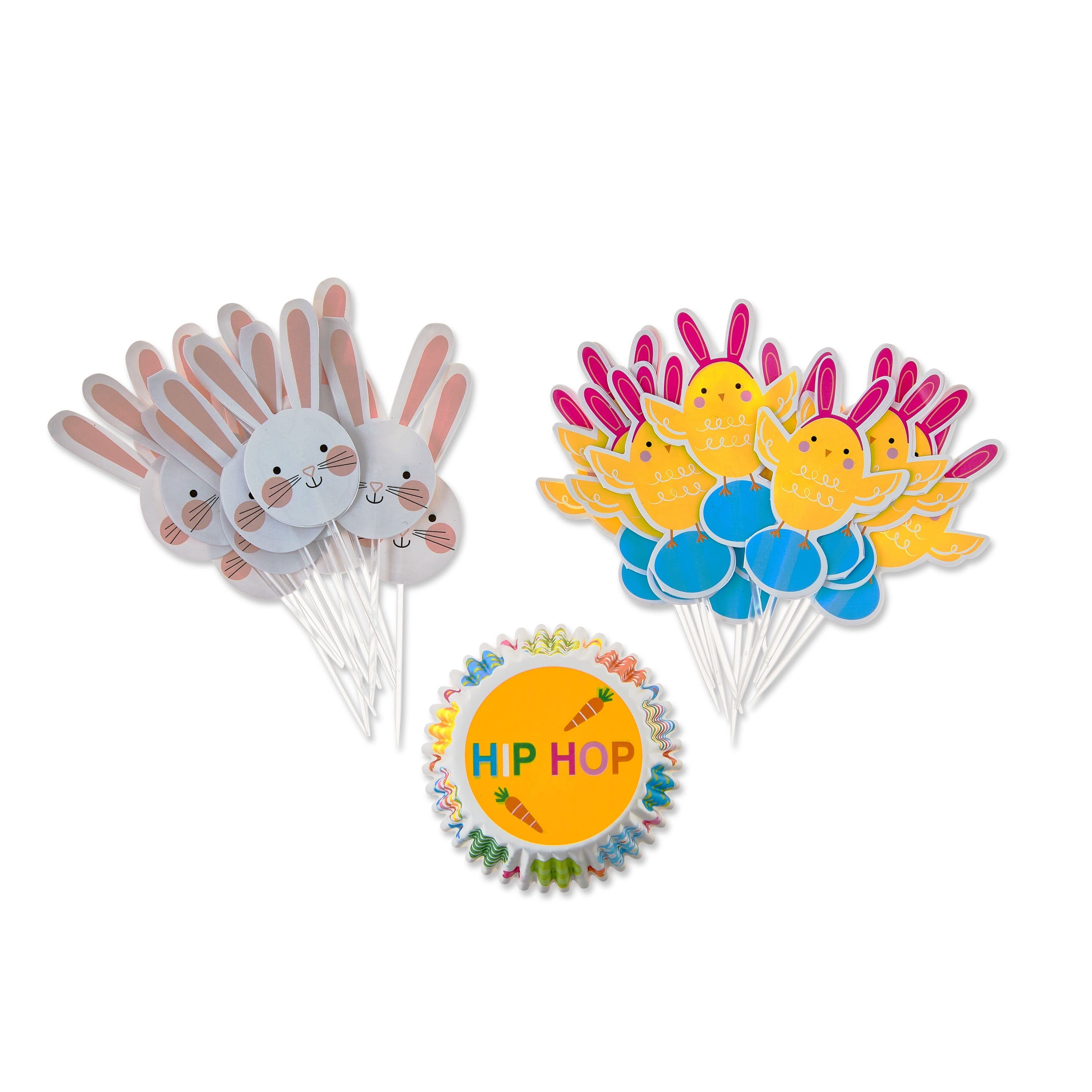 Easter Egg Toss Cupcake Decorating Kit, 48 Pieces, by Way To Celebrate