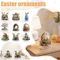 thumbnail image 1 of Easter Egg Tree, 2D Acrylic, 3*3.5in, Tabletop Decor, Pastel Multicolor, 1 Pc, Easter Centerpiece Table Decorations, Spring DecorationsforHome, Bunny DecorforHome, 1 of 3