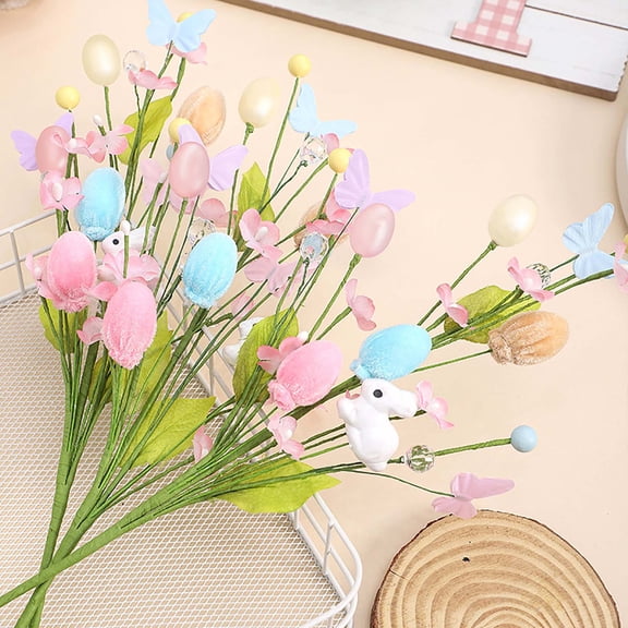 Easter Egg Tree Branches For DIY Flower Arrangement And Spring Decoration