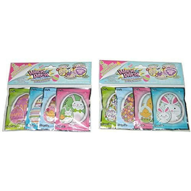 Easter Egg Wack-a-pack Balloon Surprise! 2 Pack of 4 Self-inflating Foil  Balloons- Various Designs by Greenbrier