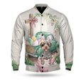thumbnail image 1 of Easter Egg Wirehaired Pointing Griffon Bunny Ear Welcome Spring Truck All Over Print 3D Baseball Jacket Dog Lover Bomber Jacket Softball - 12002, 1 of 6