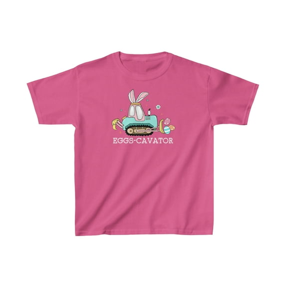 Easter Egg-cavator T-shirt, Egg Hunt shirt, Construction Excavator Kids tee