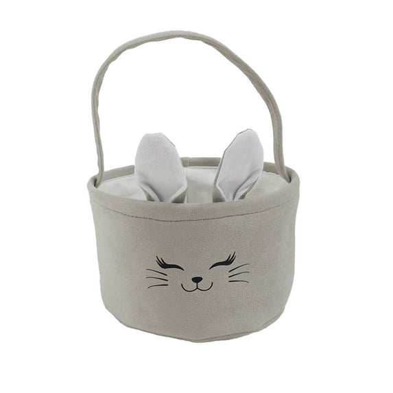 Easter Eggs Baskets, Bunny Tote Bags, Easter Egg Fillers Baskets for Easter Party Favor Supplies