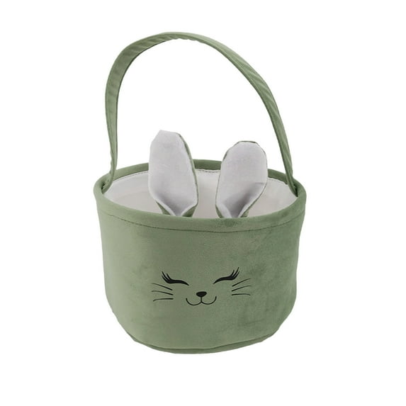 Easter Eggs Baskets, Bunny Tote Bags, Easter Egg Fillers Baskets for Easter Party Favor Supplies