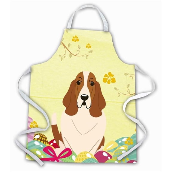 Easter Eggs Basset Hound Apron