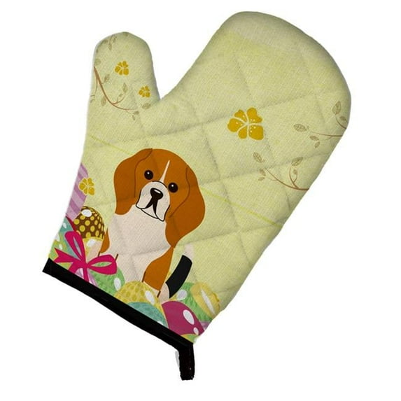 Easter Eggs Beagle Tricolor Oven Mitt